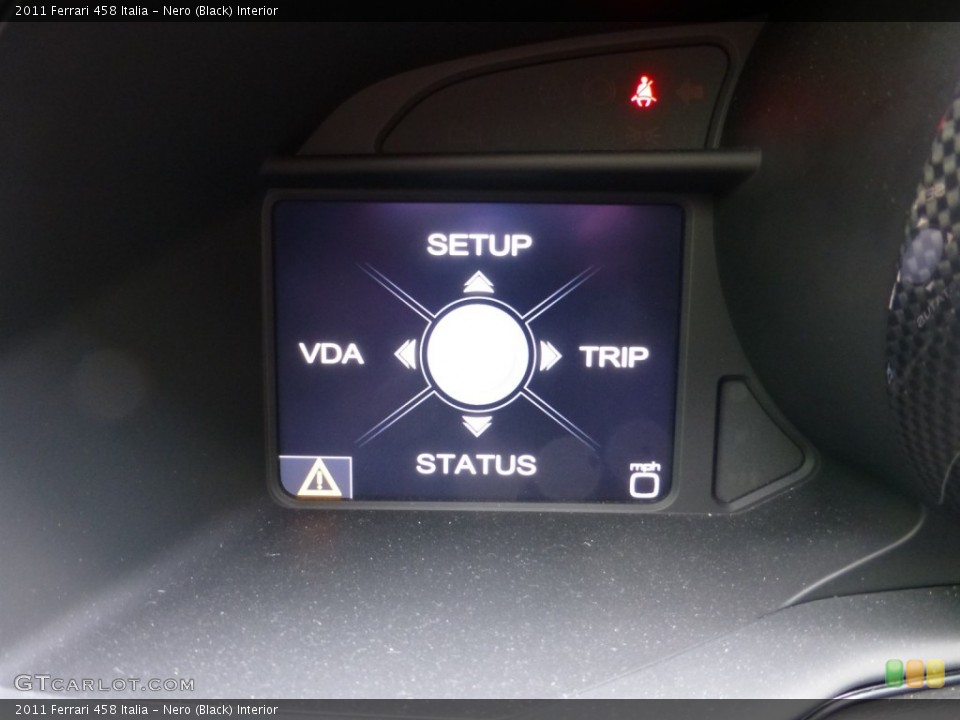 Nero (Black) Interior Controls for the 2011 Ferrari 458 Italia #93334657