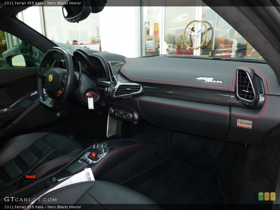 Nero (Black) Interior Dashboard for the 2011 Ferrari 458 Italia #93334729