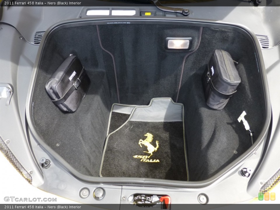 Nero (Black) Interior Trunk for the 2011 Ferrari 458 Italia #93334843