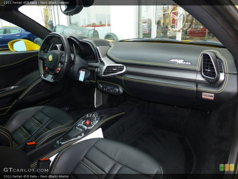 Nero (Black) Interior Dashboard for the 2011 Ferrari 458 Italia #93334957