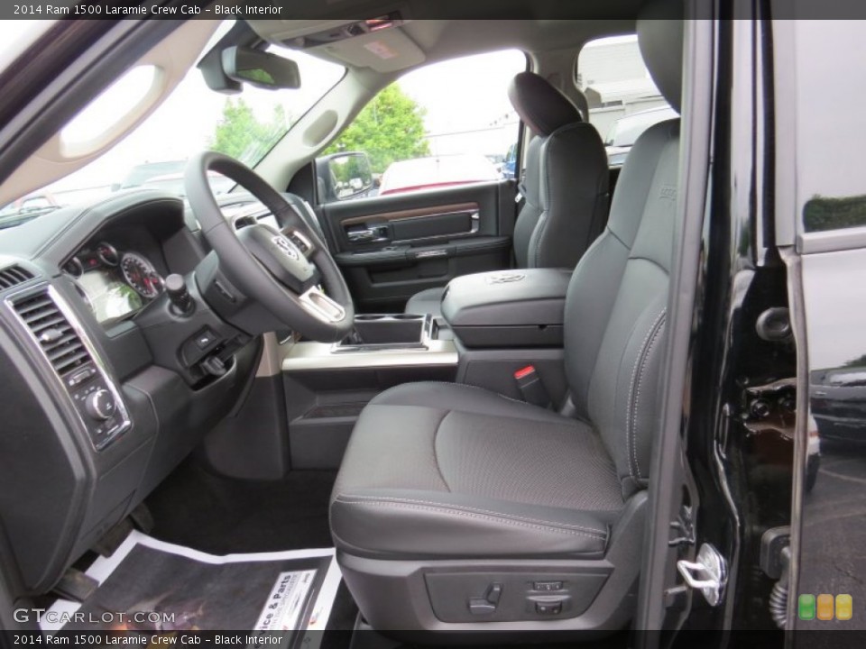 Black Interior Photo for the 2014 Ram 1500 Laramie Crew Cab #93338546