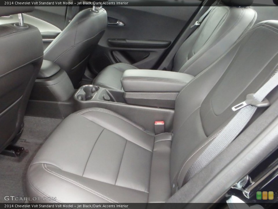 Jet Black/Dark Accents Interior Rear Seat for the 2014 Chevrolet Volt  #93338810