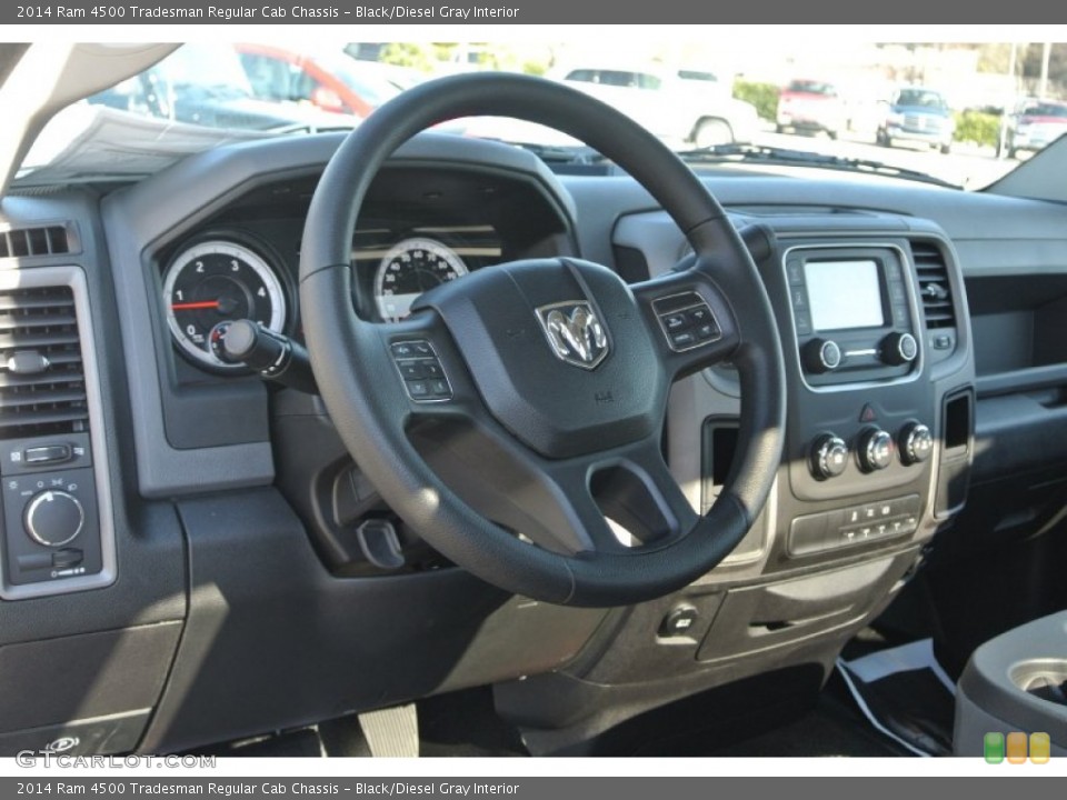 Black/Diesel Gray Interior Dashboard for the 2014 Ram 4500 Tradesman Regular Cab Chassis #93339773