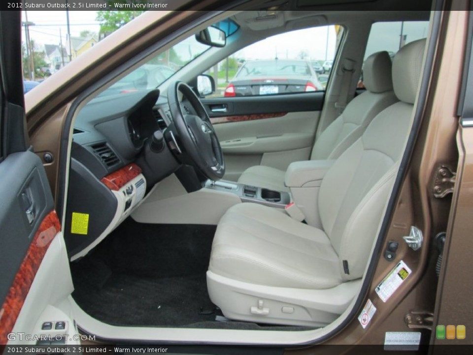 Warm Ivory Interior Front Seat for the 2012 Subaru Outback 2.5i Limited #93348140