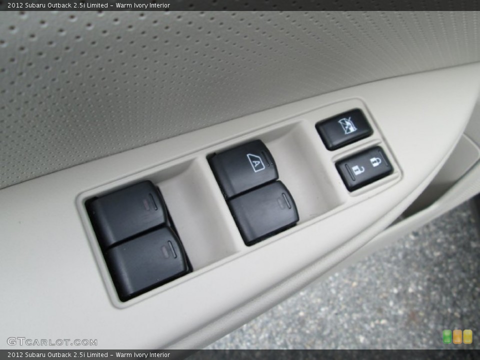 Warm Ivory Interior Controls for the 2012 Subaru Outback 2.5i Limited #93348194