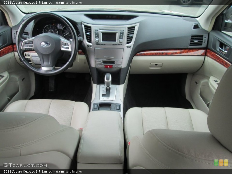 Warm Ivory Interior Dashboard for the 2012 Subaru Outback 2.5i Limited #93348464