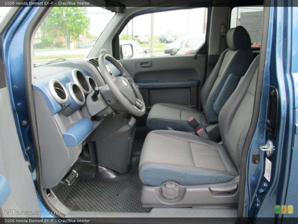Gray/Blue Interior Front Seat for the 2006 Honda Element EX-P #93349721