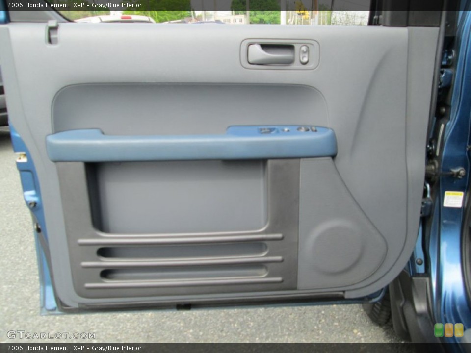 Gray/Blue Interior Door Panel for the 2006 Honda Element EX-P #93349746