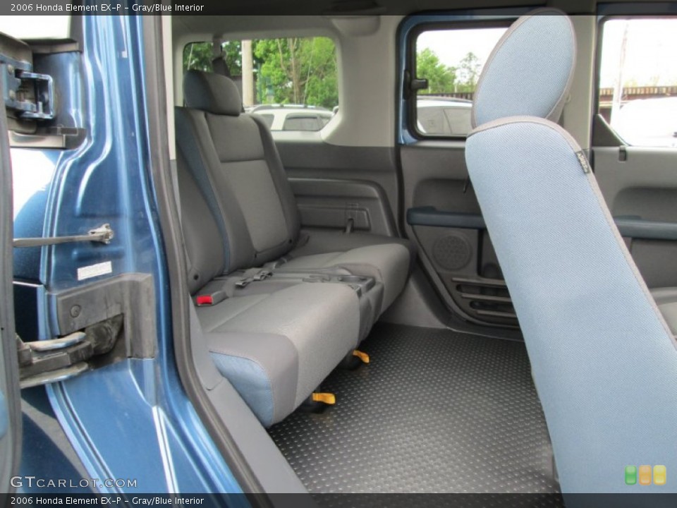 Gray/Blue Interior Rear Seat for the 2006 Honda Element EX-P #93349898