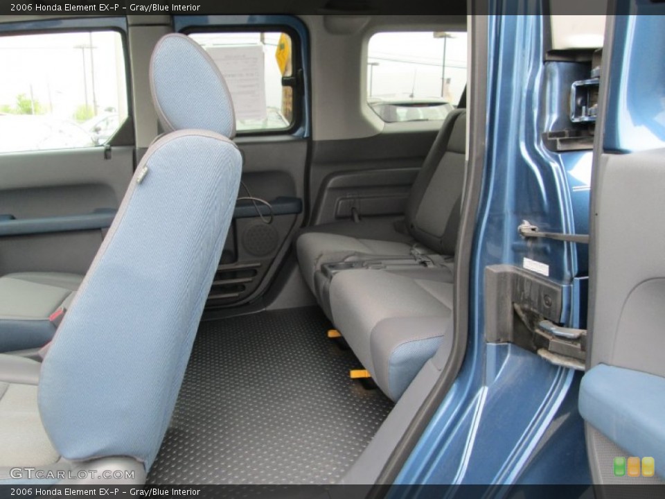 Gray/Blue Interior Rear Seat for the 2006 Honda Element EX-P #93349949