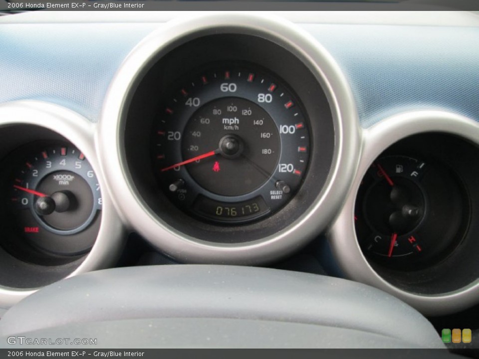 Gray/Blue Interior Gauges for the 2006 Honda Element EX-P #93350087