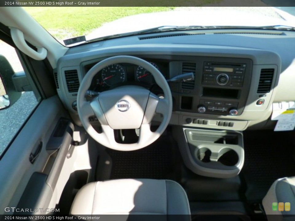 Gray Interior Dashboard for the 2014 Nissan NV 2500 HD S High Roof #93351197