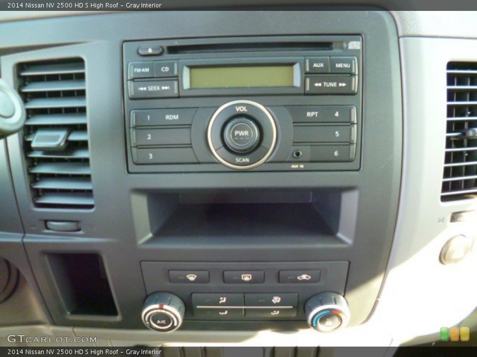 Gray Interior Controls for the 2014 Nissan NV 2500 HD S High Roof #93351332