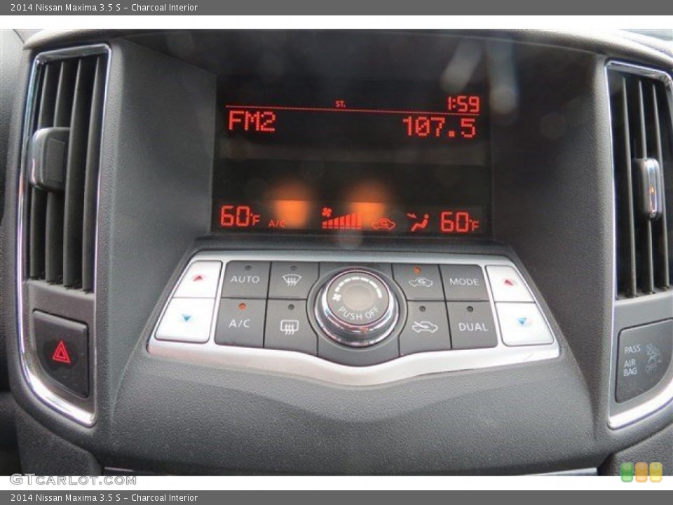 Charcoal Interior Controls for the 2014 Nissan Maxima 3.5 S #93351341
