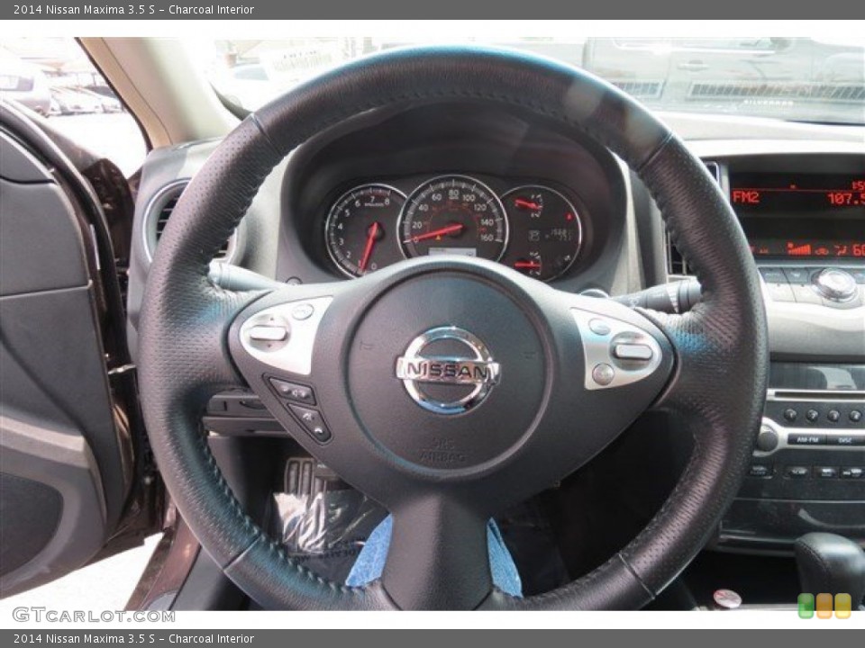Charcoal Interior Steering Wheel for the 2014 Nissan Maxima 3.5 S #93351422