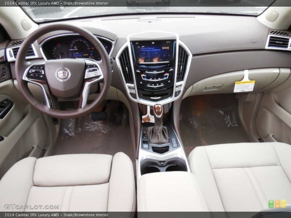 Shale/Brownstone Interior Dashboard for the 2014 Cadillac SRX Luxury AWD #93355151