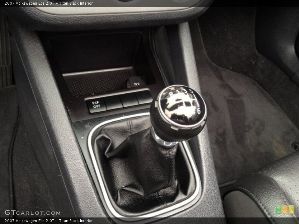 Titan Black Interior Transmission for the 2007 Volkswagen Eos 2.0T #93356624