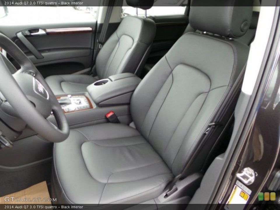 Black Interior Front Seat for the 2014 Audi Q7 3.0 TFSI quattro #93361139