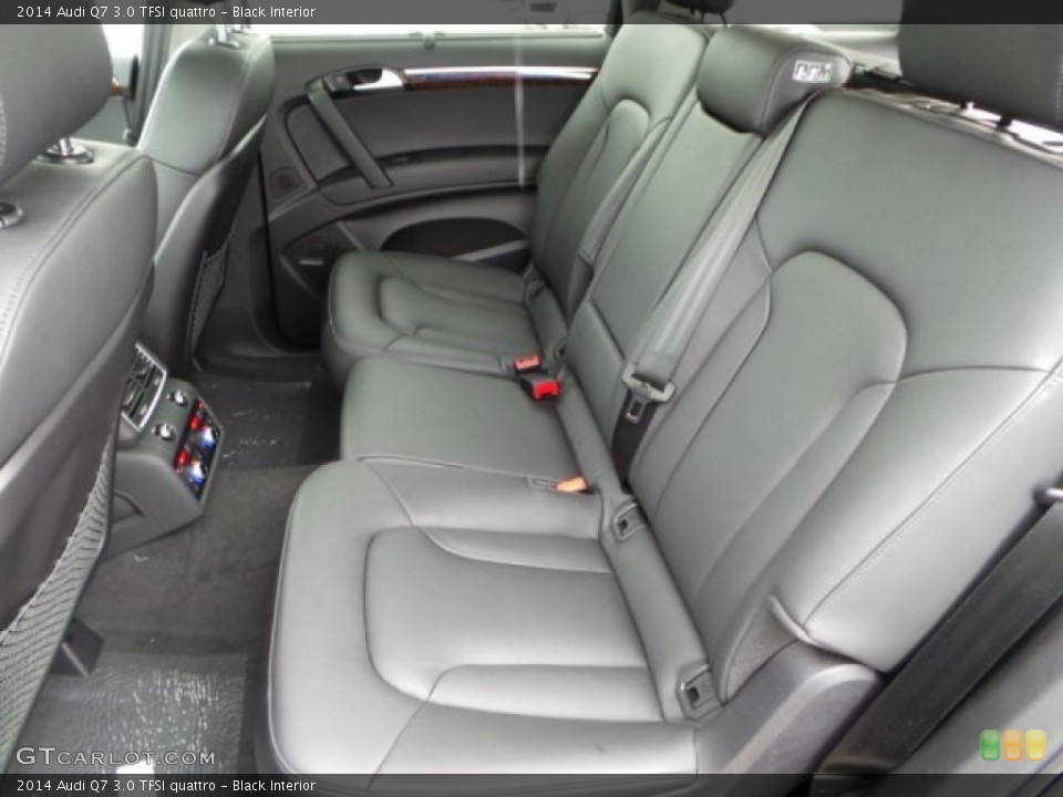 Black Interior Rear Seat for the 2014 Audi Q7 3.0 TFSI quattro #93361496