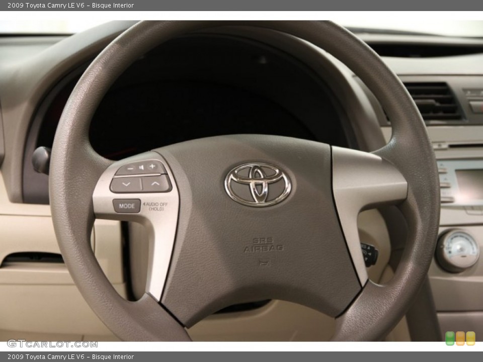 Bisque Interior Steering Wheel for the 2009 Toyota Camry LE V6 #93365081