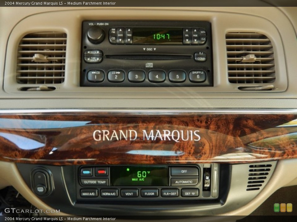 Medium Parchment Interior Controls for the 2004 Mercury Grand Marquis LS #93370611