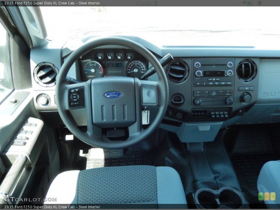 Steel Interior Dashboard for the 2015 Ford F250 Super Duty XL Crew Cab #93371321