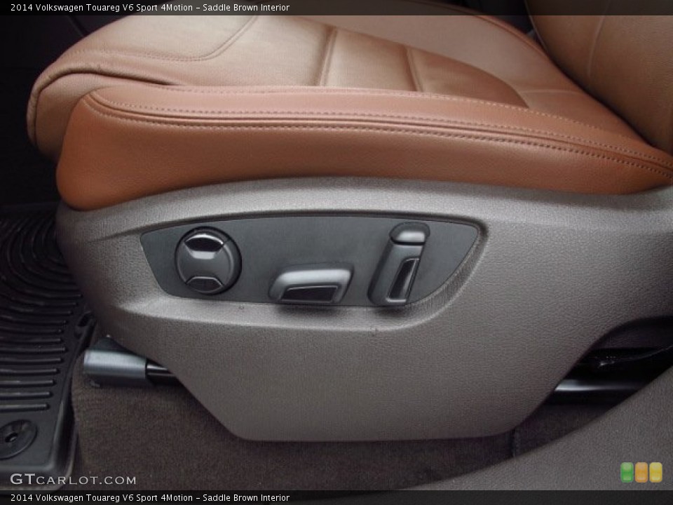 Saddle Brown Interior Controls for the 2014 Volkswagen Touareg V6 Sport 4Motion #93372398