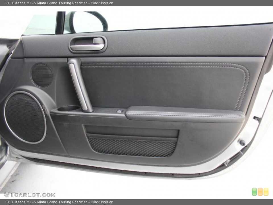 Black Interior Door Panel for the 2013 Mazda MX-5 Miata Grand Touring Roadster #93372944