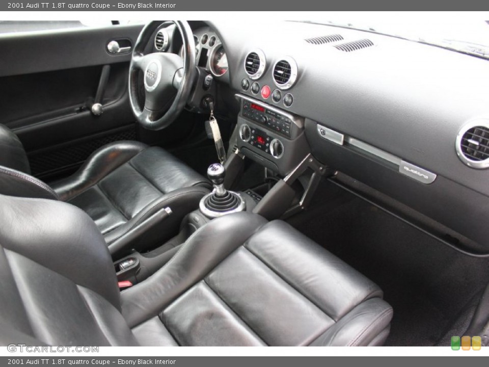 Ebony Black Interior Front Seat for the 2001 Audi TT 1.8T quattro Coupe #93373385