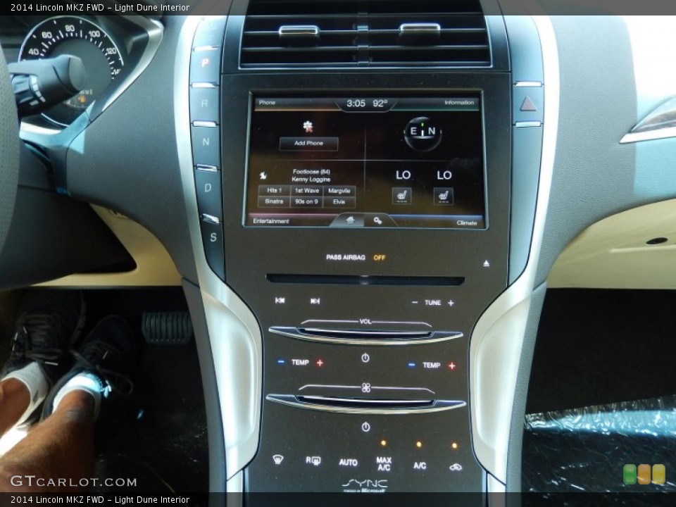Light Dune Interior Controls for the 2014 Lincoln MKZ FWD #93374927