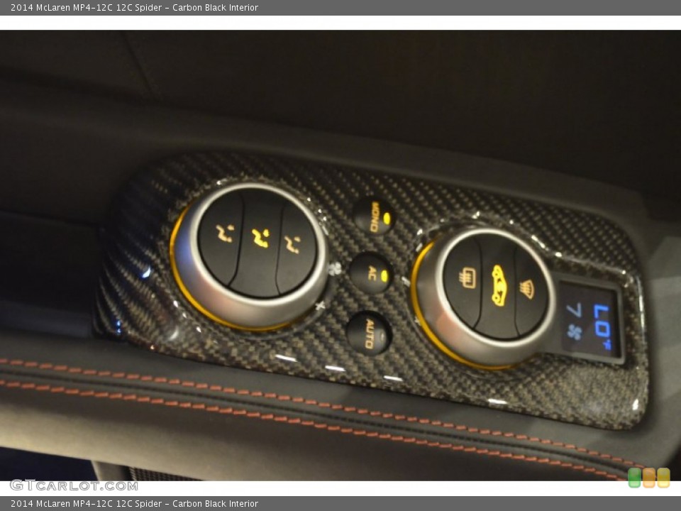 Carbon Black Interior Controls for the 2014 McLaren MP4-12C 12C Spider #93376880