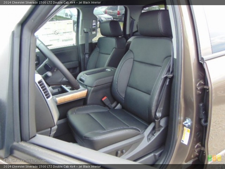 Jet Black Interior Front Seat for the 2014 Chevrolet Silverado 1500 LTZ Double Cab 4x4 #93379457