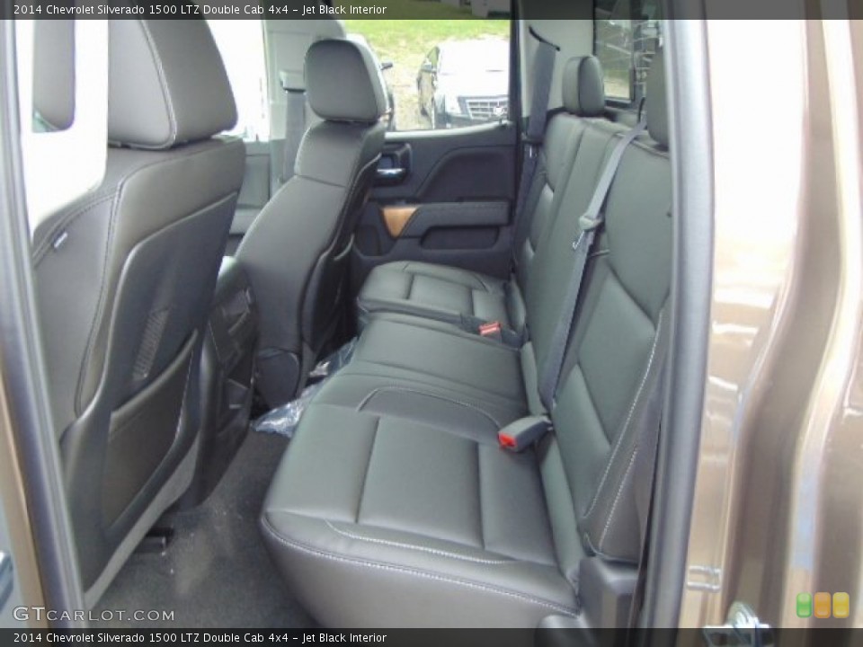 Jet Black Interior Rear Seat for the 2014 Chevrolet Silverado 1500 LTZ Double Cab 4x4 #93379475