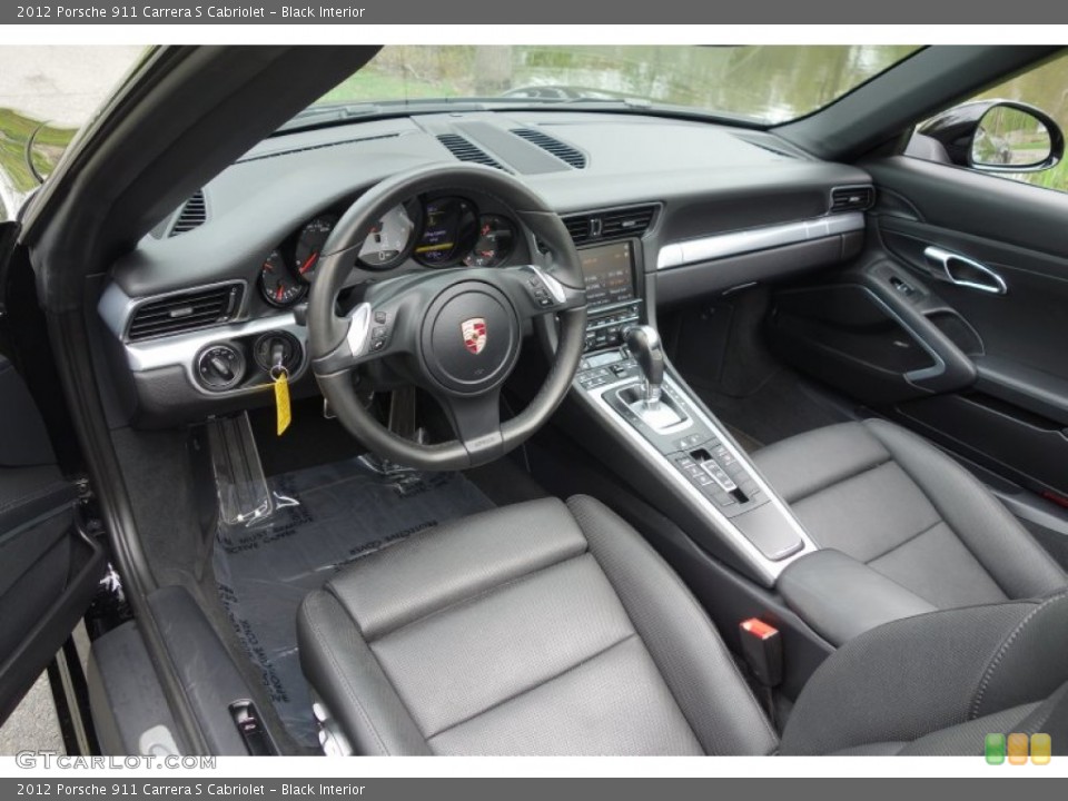 Black Interior Photo for the 2012 Porsche 911 Carrera S Cabriolet #93392998