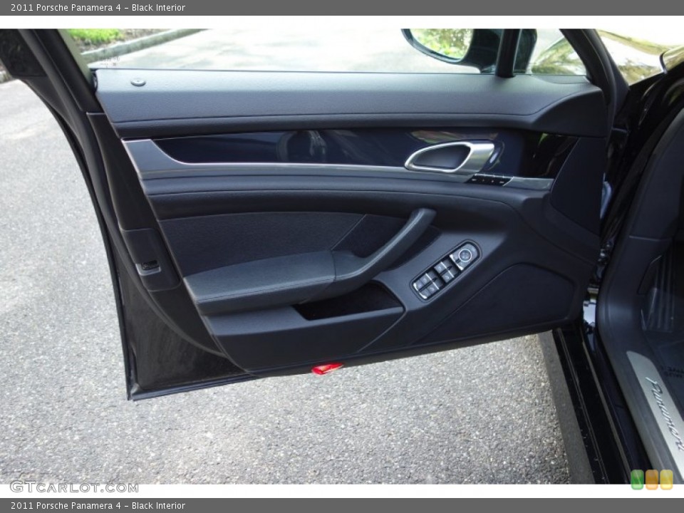 Black Interior Door Panel for the 2011 Porsche Panamera 4 #93393370