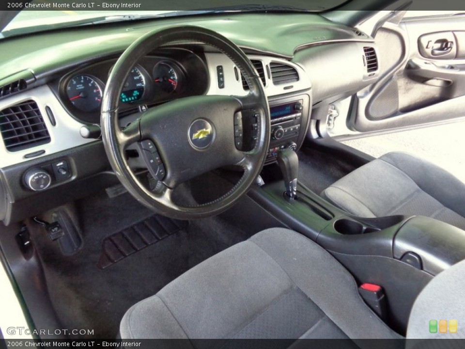 Ebony 2006 Chevrolet Monte Carlo Interiors