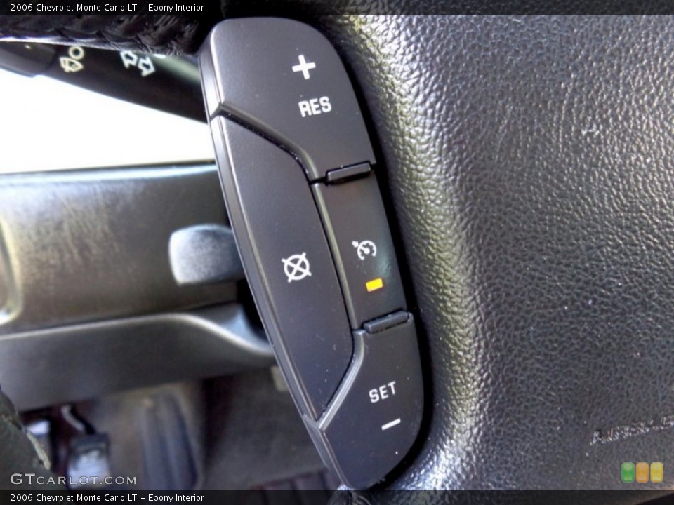 Ebony Interior Controls for the 2006 Chevrolet Monte Carlo LT #93397006