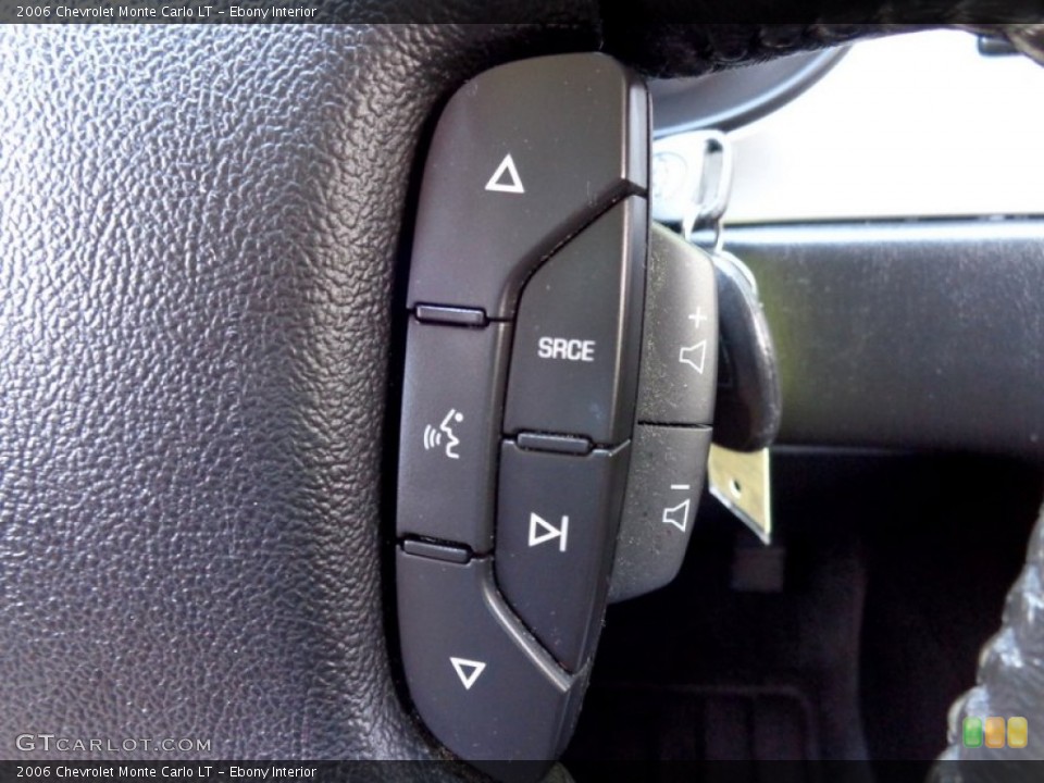 Ebony Interior Controls for the 2006 Chevrolet Monte Carlo LT #93397024