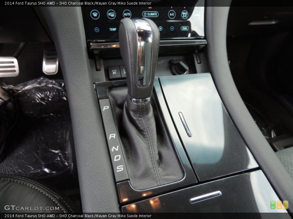 SHO Charcoal Black/Mayan Gray Miko Suede Interior Transmission for the 2014 Ford Taurus SHO AWD #93400846