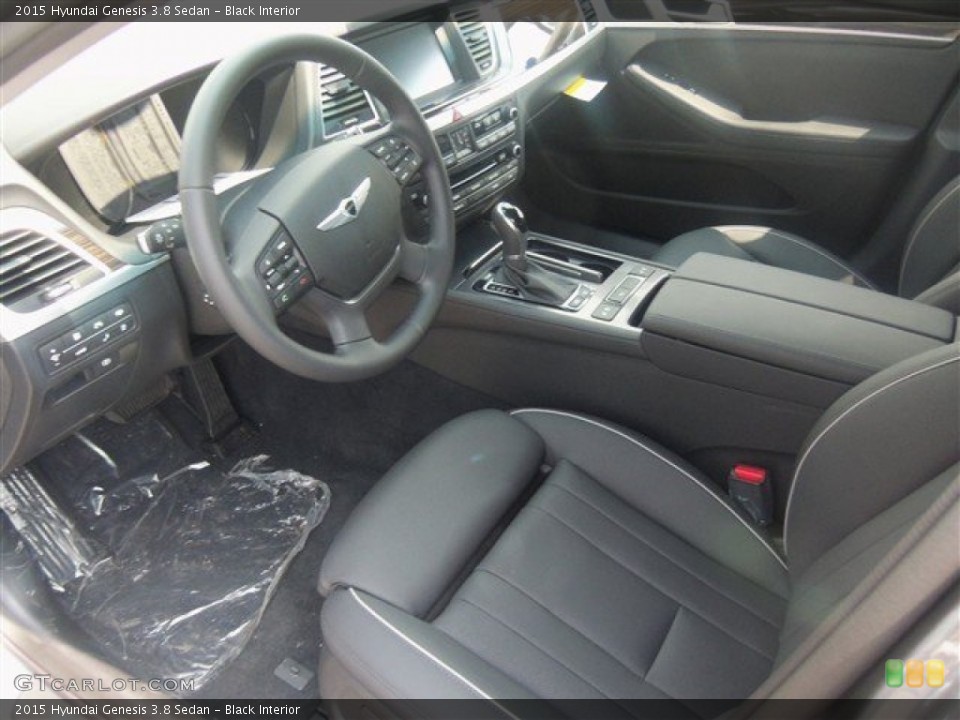 Black Interior Prime Interior for the 2015 Hyundai Genesis 3.8 Sedan #93402649
