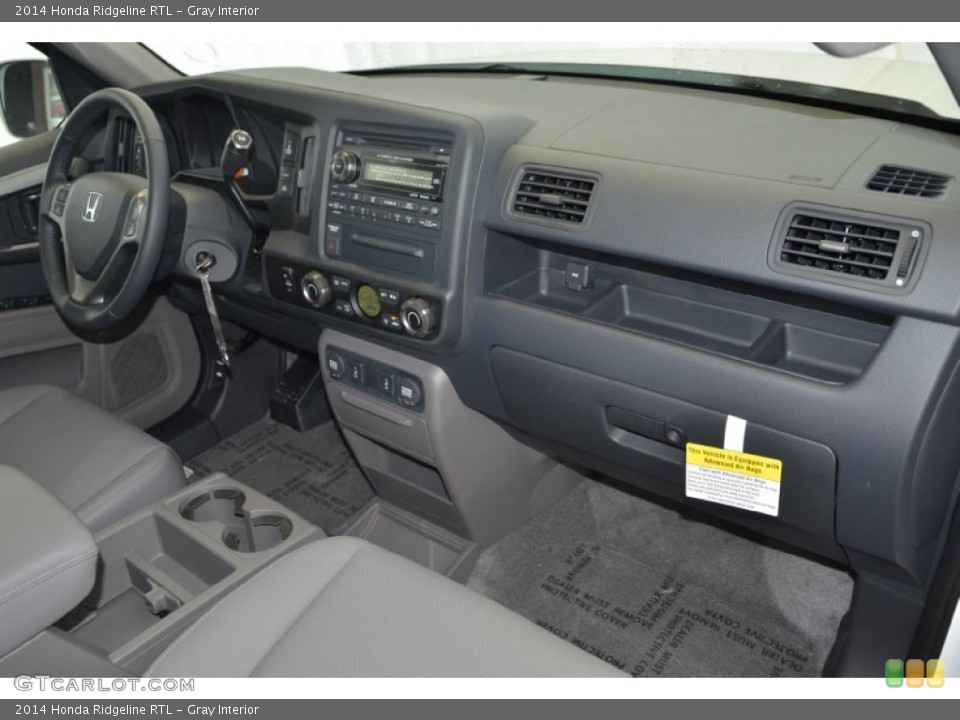 Gray Interior Dashboard for the 2014 Honda Ridgeline RTL #93412022