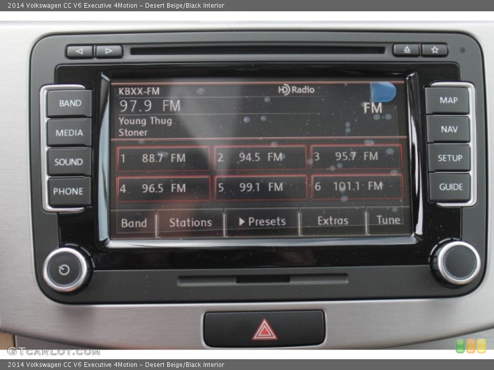 Desert Beige/Black Interior Audio System for the 2014 Volkswagen CC V6 Executive 4Motion #93414329