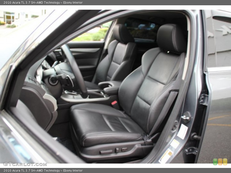 Ebony Interior Front Seat for the 2010 Acura TL 3.7 SH-AWD Technology #93415262