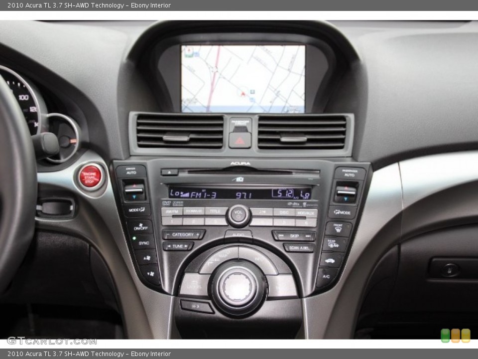 Ebony Interior Controls for the 2010 Acura TL 3.7 SH-AWD Technology #93415307
