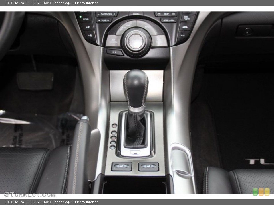 Ebony Interior Transmission for the 2010 Acura TL 3.7 SH-AWD Technology #93415328