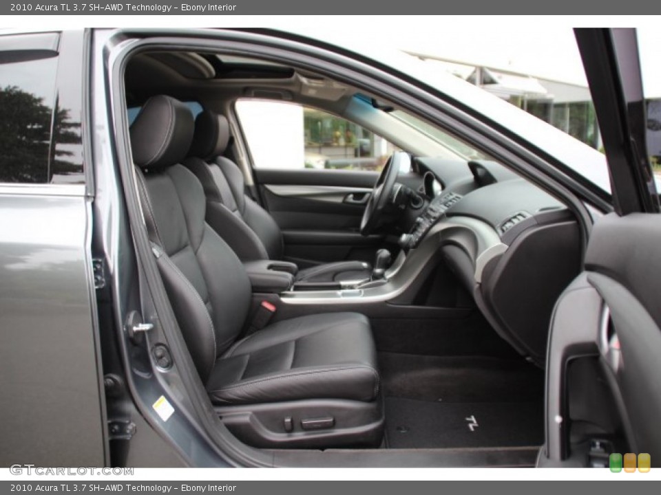 Ebony Interior Front Seat for the 2010 Acura TL 3.7 SH-AWD Technology #93415589
