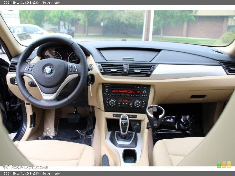 Beige Interior Dashboard for the 2014 BMW X1 xDrive28i #93417548