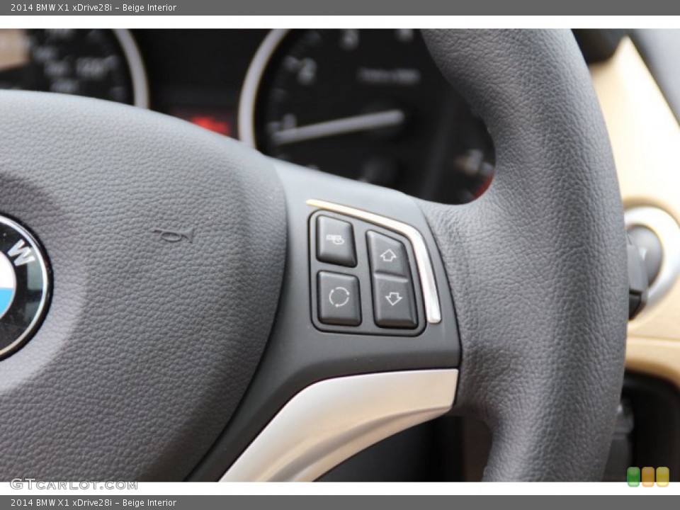 Beige Interior Controls for the 2014 BMW X1 xDrive28i #93417659