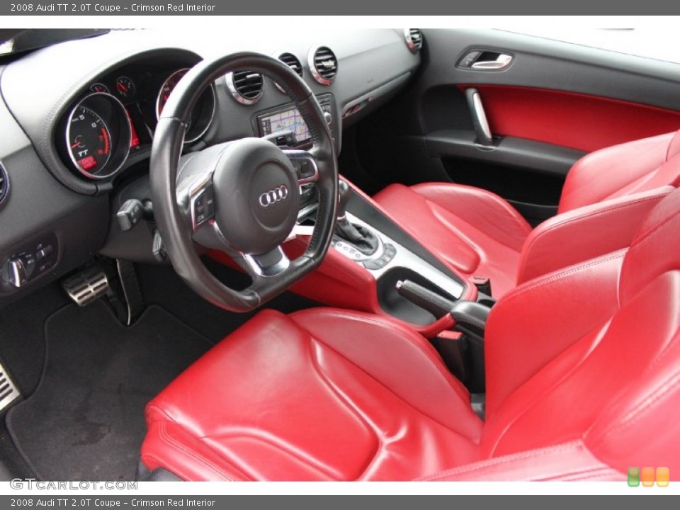 Crimson Red Interior Photo for the 2008 Audi TT 2.0T Coupe #93417878