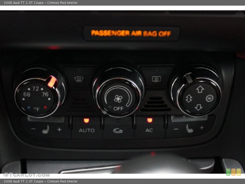 Crimson Red Interior Controls for the 2008 Audi TT 2.0T Coupe #93417998